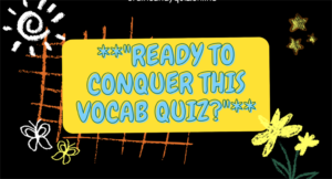 10-question vocabulary quiz